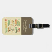 Étiquette À Bagage Route 66 RV Encore Là (Devant horizontal)