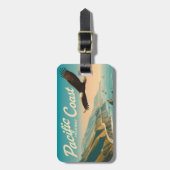 Étiquette À Bagage Route du Pacifique Aigle (Devant Vertical)