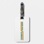 Étiquette À Bagage Route élevée de Yosemite (Dos Vertical)