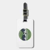 Étiquette À Bagage Route frontière Minnesota (Devant Vertical)