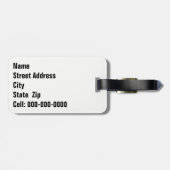 Étiquette À Bagage Route historique 66 Arizona General Store Aquarell (Dos horizontal)