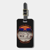 Étiquette À Bagage Route historique 66 Destination Winslow Arizona (Devant Vertical)