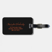 Étiquette À Bagage Route historique 66 Destination Winslow Arizona (Dos horizontal)