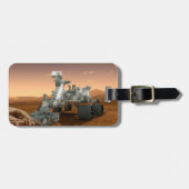 Étiquette À Bagage Rover Curiosity Du Laboratoire Scientifique Mars.  (Devant horizontal)