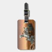 Étiquette À Bagage Rover Curiosity Du Laboratoire Scientifique Mars.  (Devant Vertical)