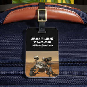 Étiquette À Bagage Rover De La Persévérance Qui Fonctionne Sur La Sur
