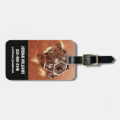 Étiquette À Bagage Rover de persévérance à la mise en marche des mote (Devant horizontal)