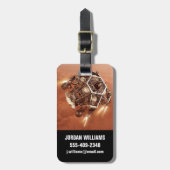 Étiquette À Bagage Rover de persévérance à la mise en marche des mote (Devant Vertical)