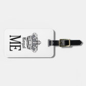 Étiquette À Bagage Royal Me - Gris (Devant horizontal)