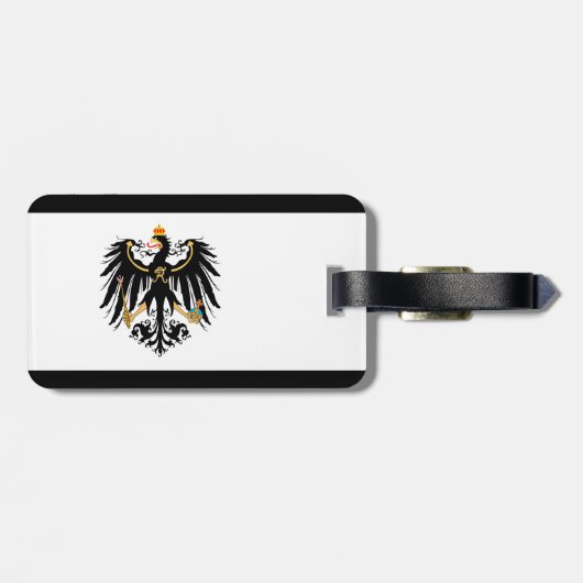 Étiquette À Bagage Royaume de Prusse (Dos horizontal)