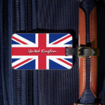 Étiquette À Bagage Royaume-Uni Bagages Tags, patriotes British Flag<br><div class="desc">Balise bagage : British Flag & United Kingdom holiday suitcase,  étiquettes bagages - amour mon pays,  voyage,  patriotes nationaux / fans de sports</div>