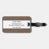 Étiquette À Bagage Ruban orange standard par Kenneth Yoncich (Dos horizontal)