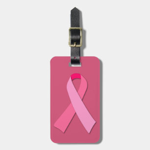 Étiquette À Bagage Ruban rose