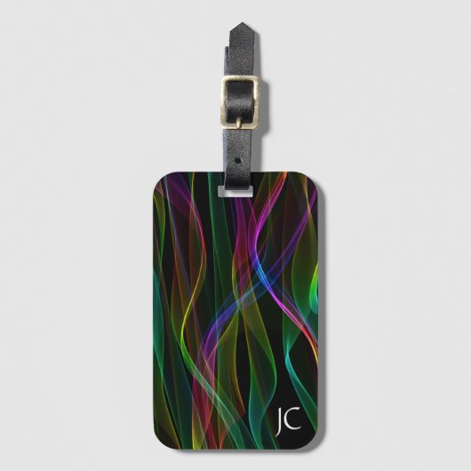 Étiquette À Bagage Rubans de lumière (Devant Vertical)