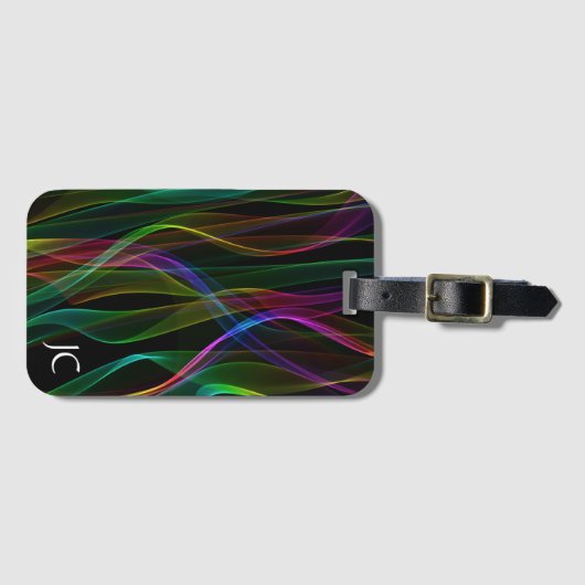 Étiquette À Bagage Rubans de lumière (Devant Horizontal)