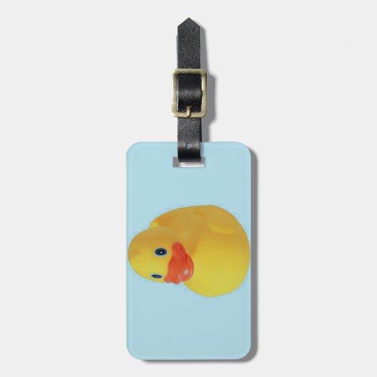 Étiquette À Bagage Rubber Ducky (Devant Vertical)