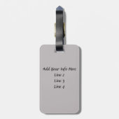 Étiquette À Bagage Ruby Cavalier King Charles Spaniel (Dos Vertical)