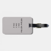 Étiquette À Bagage Ruby Cavalier King Charles Spaniel (Dos horizontal)