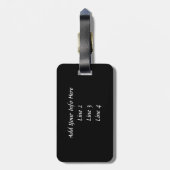 Étiquette À Bagage Ruby Cavalier King Charles Spaniel (Dos Vertical)