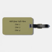 Étiquette À Bagage Ruby Cavalier King Charles Spaniel (Dos horizontal)