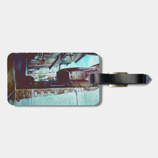 Étiquette À Bagage Rue Anna (Dos horizontal)