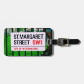 Étiquette À Bagage Rue de St Margaret - la Cité de Westminster (Devant horizontal)