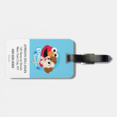 Étiquette À Bagage Rue Sésame | Badge Elmo & Tango (Dos horizontal)