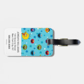 Étiquette À Bagage Rue Sésame | Best Friends Star Motif (Dos horizontal)