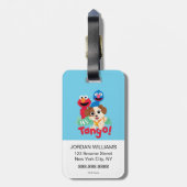 Étiquette À Bagage Rue Sésame | C'est Tango avec Elmo & Grover (Dos Vertical)