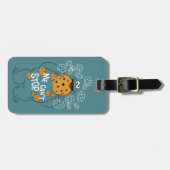 Étiquette À Bagage Rue Sésame | Cookie Monster - Me Can't Stop (Devant horizontal)