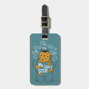 Étiquette À Bagage Rue Sésame Cookie Monster - Me Can't Stop