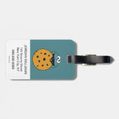 Étiquette À Bagage Rue Sésame | Cookie Monster - Me Can't Stop (Dos horizontal)