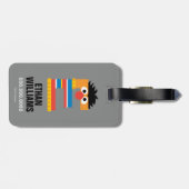 Étiquette À Bagage Rue Sésame | E est pour Ernie (Dos horizontal)