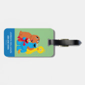 Étiquette À Bagage Rue Sésame | Groupe Hug (Dos horizontal)