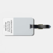 Étiquette À Bagage Rue Sésame | Lettres de l'alphabet (Dos horizontal)