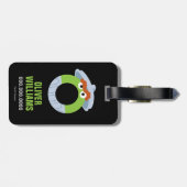 Étiquette À Bagage Rue Sésame | O est pour Oscar (Dos horizontal)