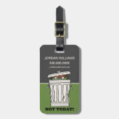 Étiquette À Bagage Rue Sésame | Oscar le Groupement | Ajouter vos inf (Devant Vertical)