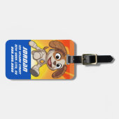 Étiquette À Bagage Rue Sésame | Tango des constructeurs mécaniques | (Devant horizontal)