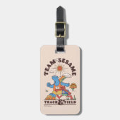Étiquette À Bagage Rue Sésame | Team Sesame Track & Field (Devant Vertical)