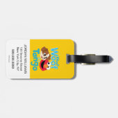 Étiquette À Bagage Rue Sésame | Woof Woof It's Tango & Elmo (Dos horizontal)