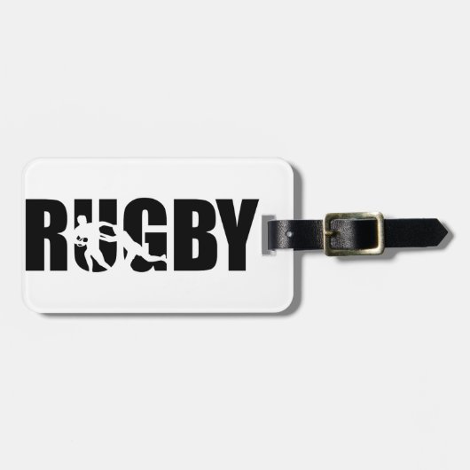 Étiquette À Bagage Rugby (Devant horizontal)
