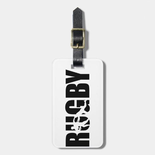 Étiquette À Bagage Rugby (Devant Vertical)
