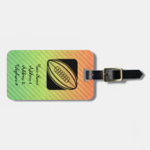 Étiquette À Bagage Rugby (Devant horizontal)