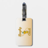 Étiquette À Bagage Rugby Chick (Dos Vertical)