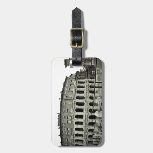 Étiquette À Bagage Ruines de Rome (Devant Vertical)