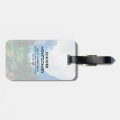 Étiquette À Bagage Rustic Country Mountains Nature Scène Photographie (Dos horizontal)