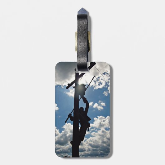 Étiquette À Bagage Rusty the Lineman (Dos Vertical)