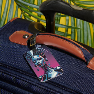 Étiquette À Bagage Sa beauté était indissociable