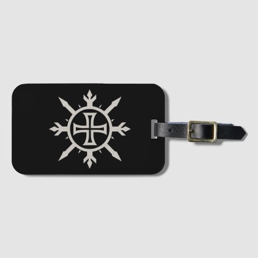Étiquette À Bagage Sac à cordon avec emblème "Cross" (Devant Horizontal)