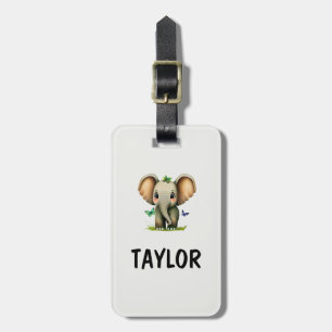 Étiquette À Bagage Sac à dos coloré Personnalisé Elephant